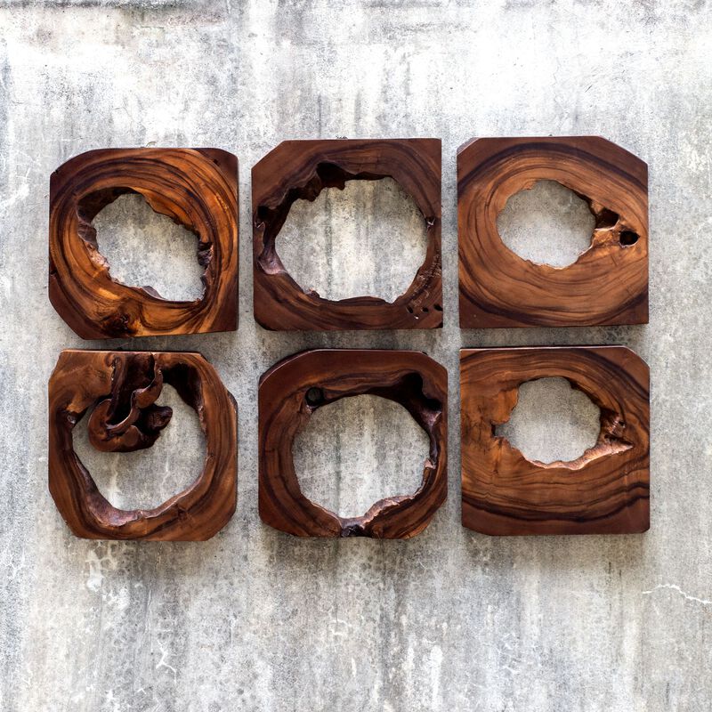Uttermost Adlai Wood Wall Art S/6